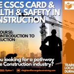 FREE CSCS Card & Health & Safety In Construction Durham