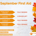 Demand for First Aid training through the roof this month